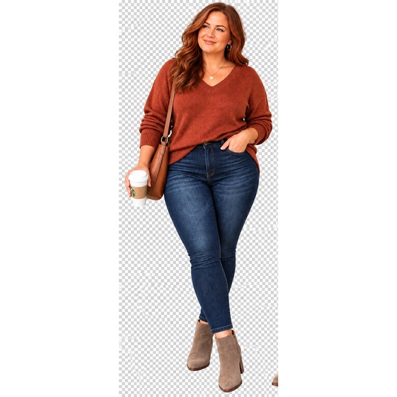 SPANX Denim - NWT SPANX 3X Ankle Skinny Jeans Dark Wash High Rise Pull On Stretch Denim Y2K